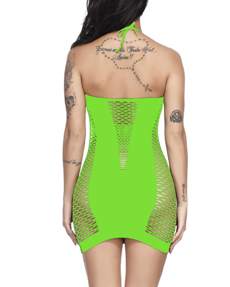 Sexy Hollow Sling Hip-Wrapped Nightdress