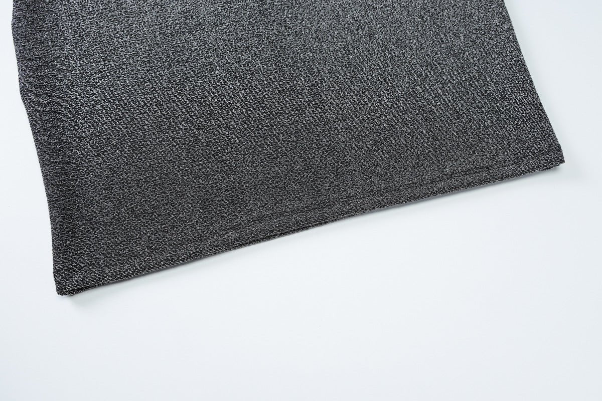 Oblique collar off-shoulder long sleeve composite bright silk fabric waist slimming bodycon dress